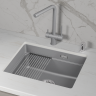 Кухонная мойка GRANULA KS-5501iU АЛЮМИНИУМ кварц 5501iU ALYUMIHIYM